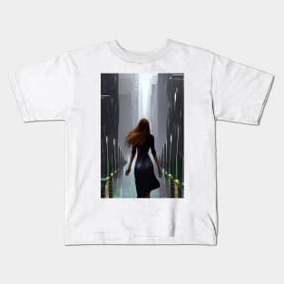 Mysterious woman Kids T-Shirt